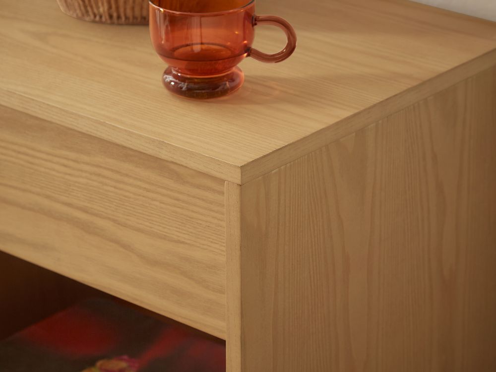 Ballico Bedside Table - Oak