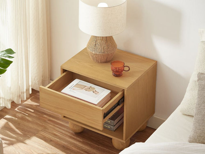 Ballico Bedside Table - Oak