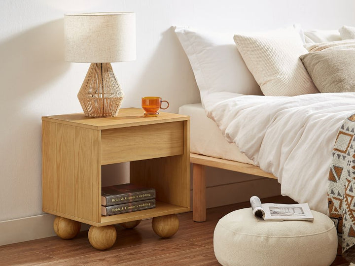 Ballico Bedside Table - Oak