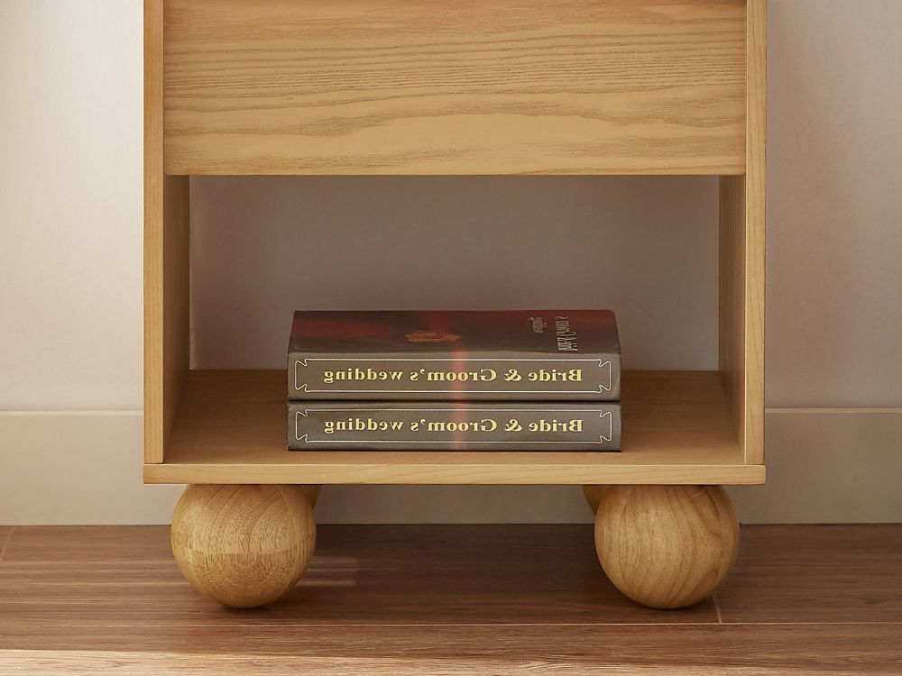 Ballico Bedside Table - Oak