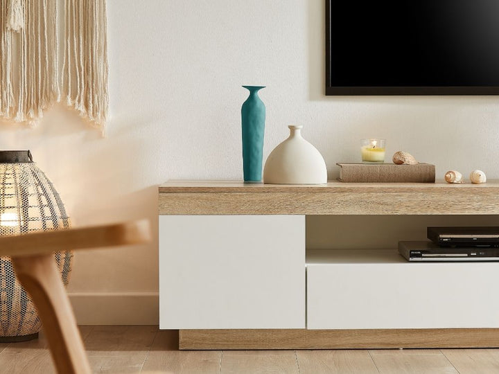 Cuppa 180cm Wooden Lowline TV Unit