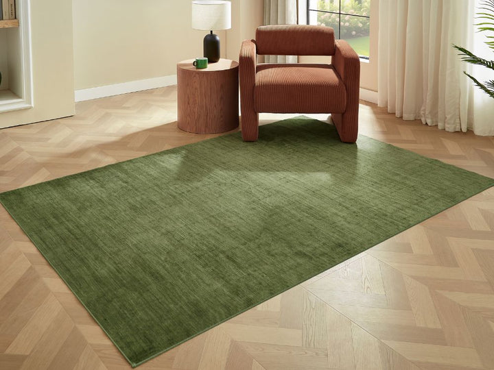 Mellow Rug - Moss Green