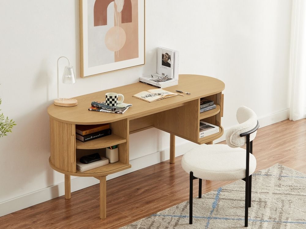 Nordic Curved Desk