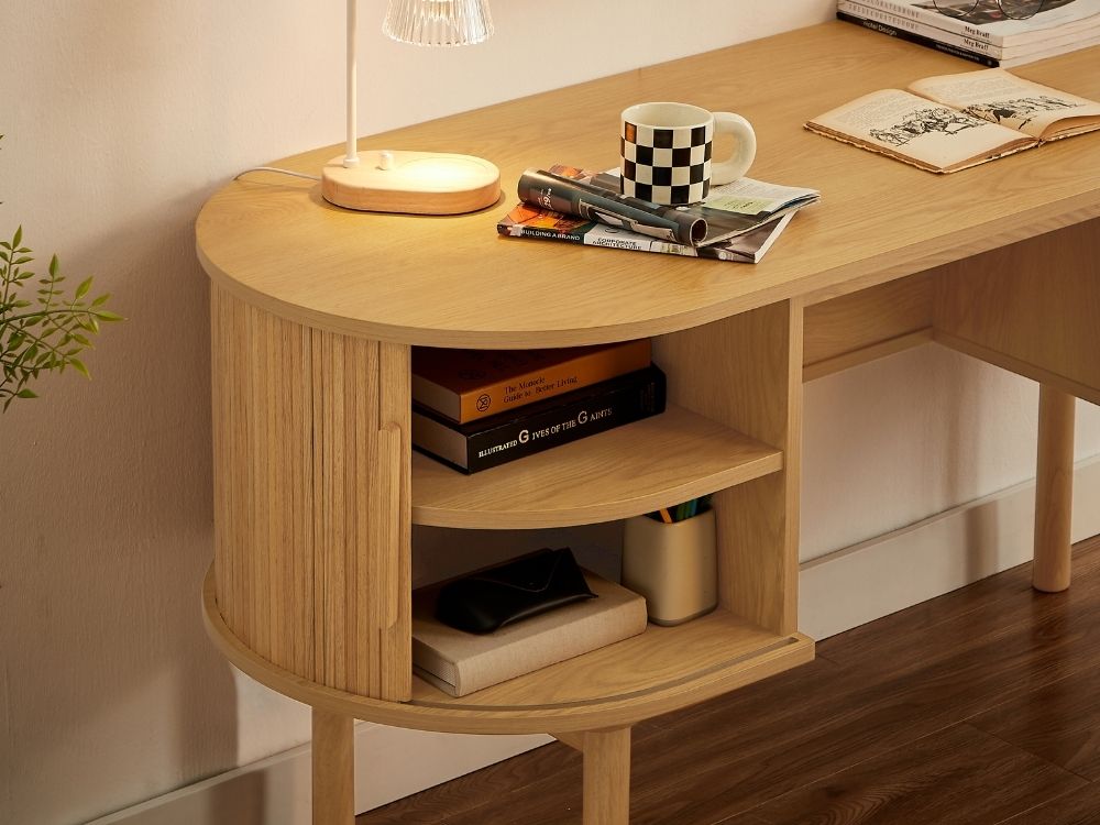 Nordic Curved Desk