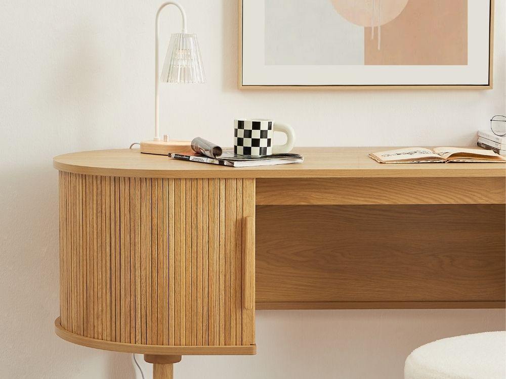 Nordic Curved Desk