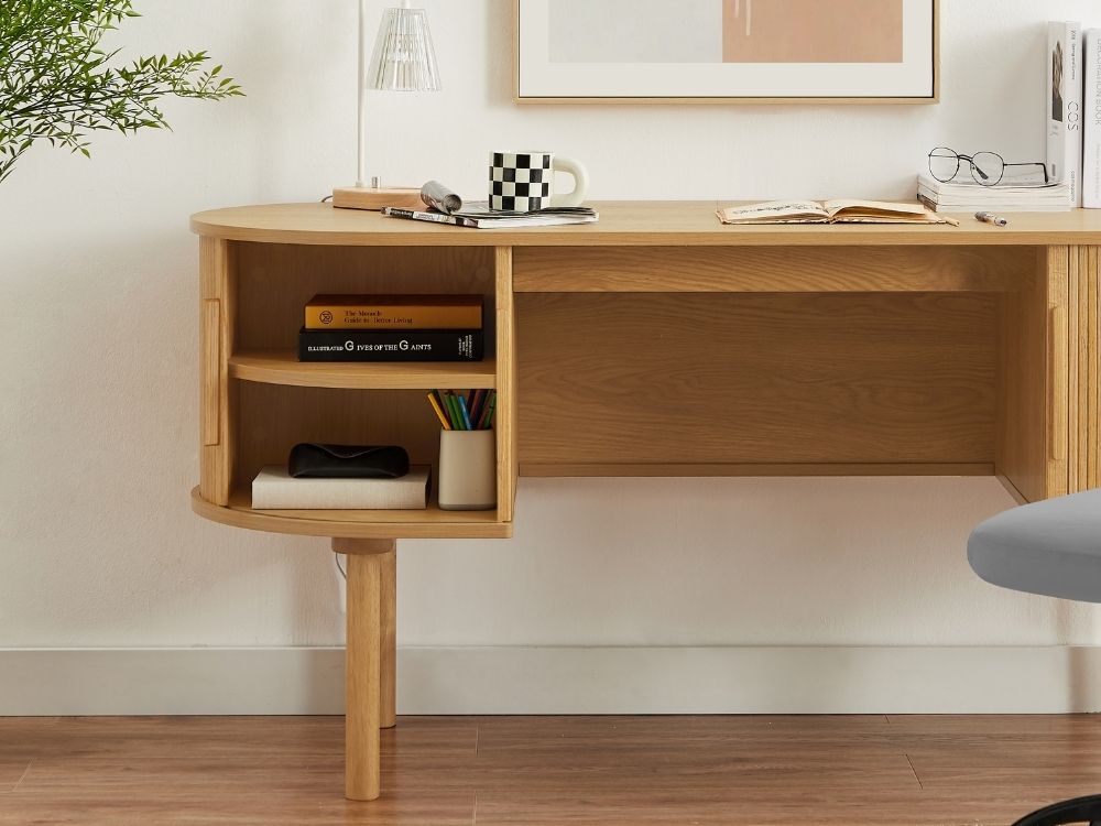 Nordic Curved Desk