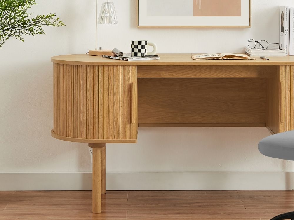 Nordic Curved Desk