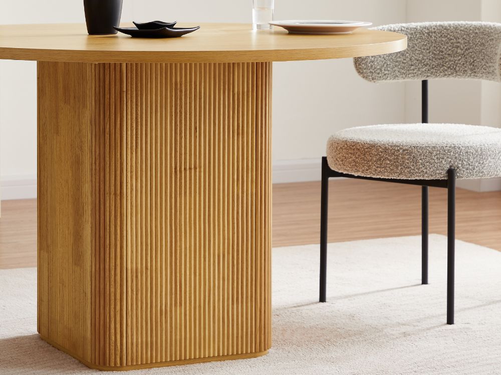 Nordic 4 Seater Round Dining Table