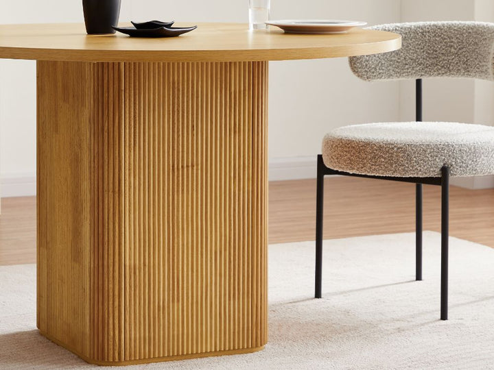 Nordic 4 Seater Round Dining Table