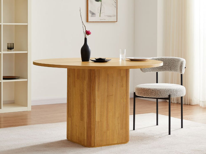 Nordic 4 Seater Round Dining Table