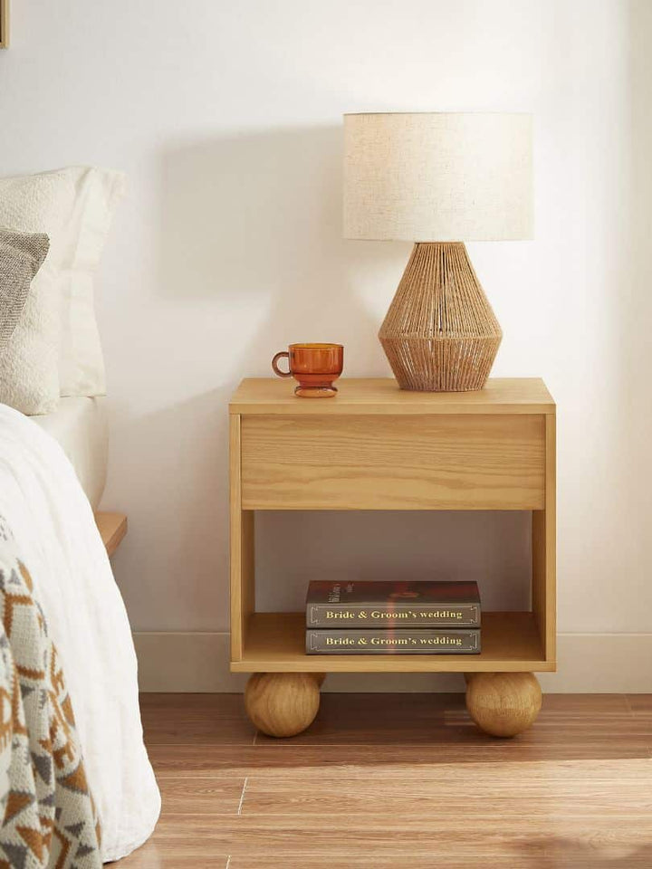 Ballico Bedside Table - Oak