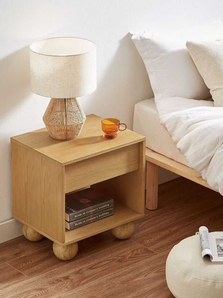 Ballico Bedside Table - Oak