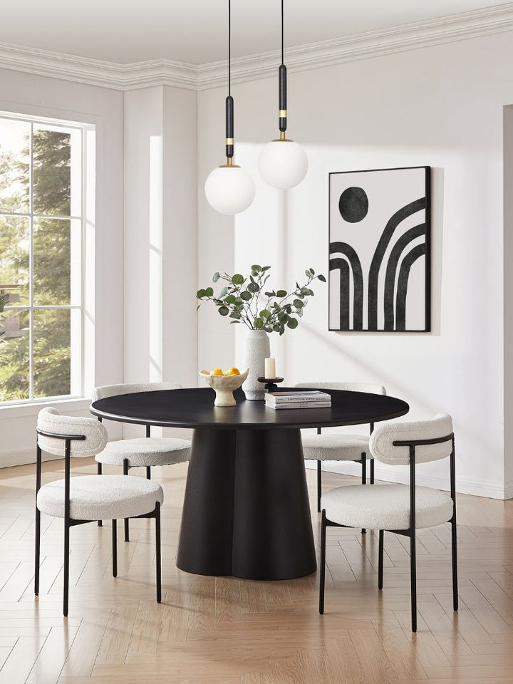 Sorrento Dining Table in Black