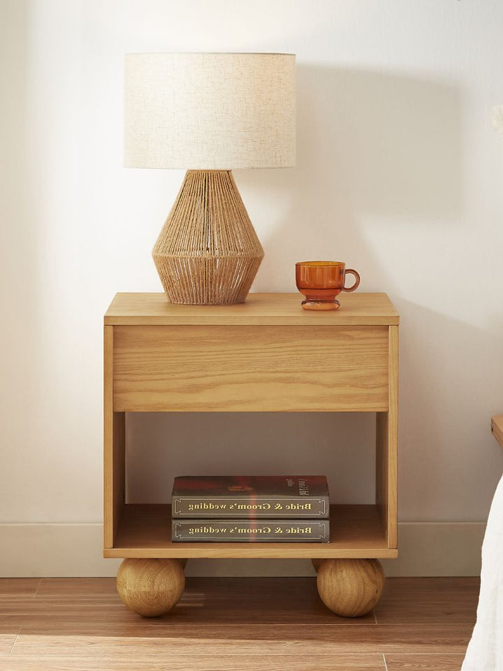 Ballico Bedside Table - Oak