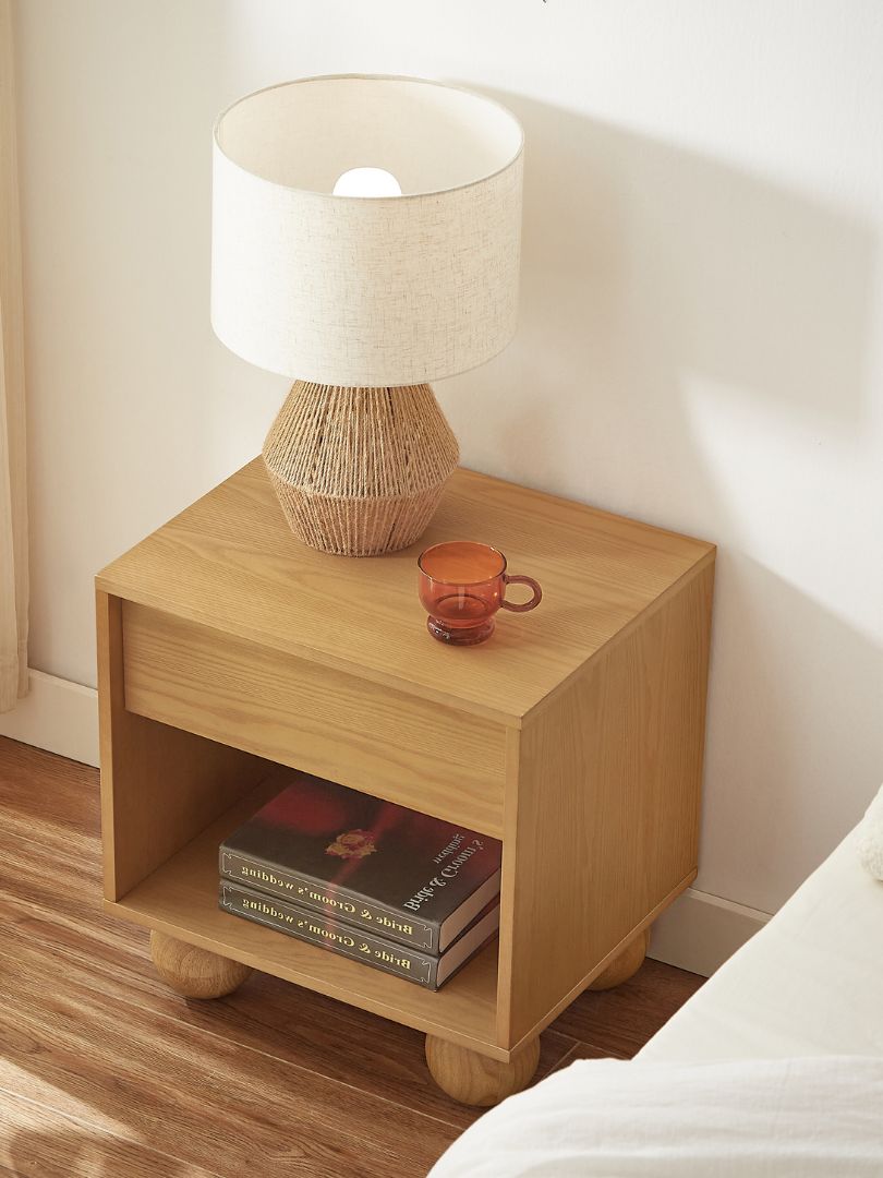 Ballico Bedside Table - Oak