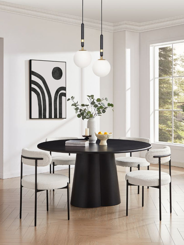 Sorrento Dining Table in Black