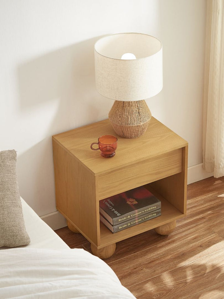 Ballico Bedside Table - Oak