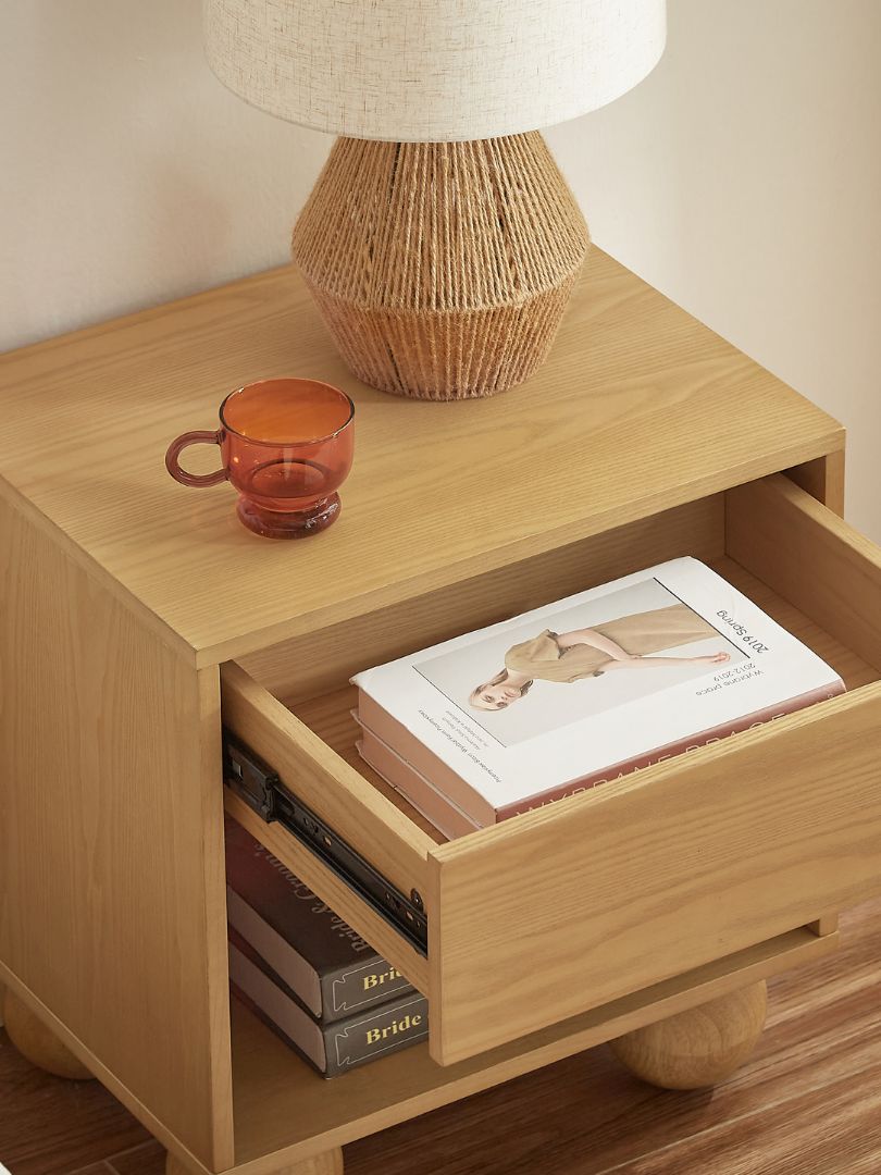 Ballico Bedside Table - Oak