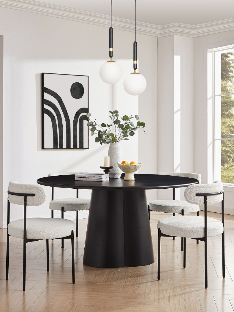 Sorrento Dining Table in Black