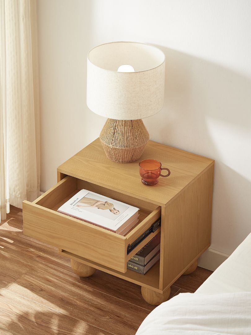 Ballico Bedside Table - Oak