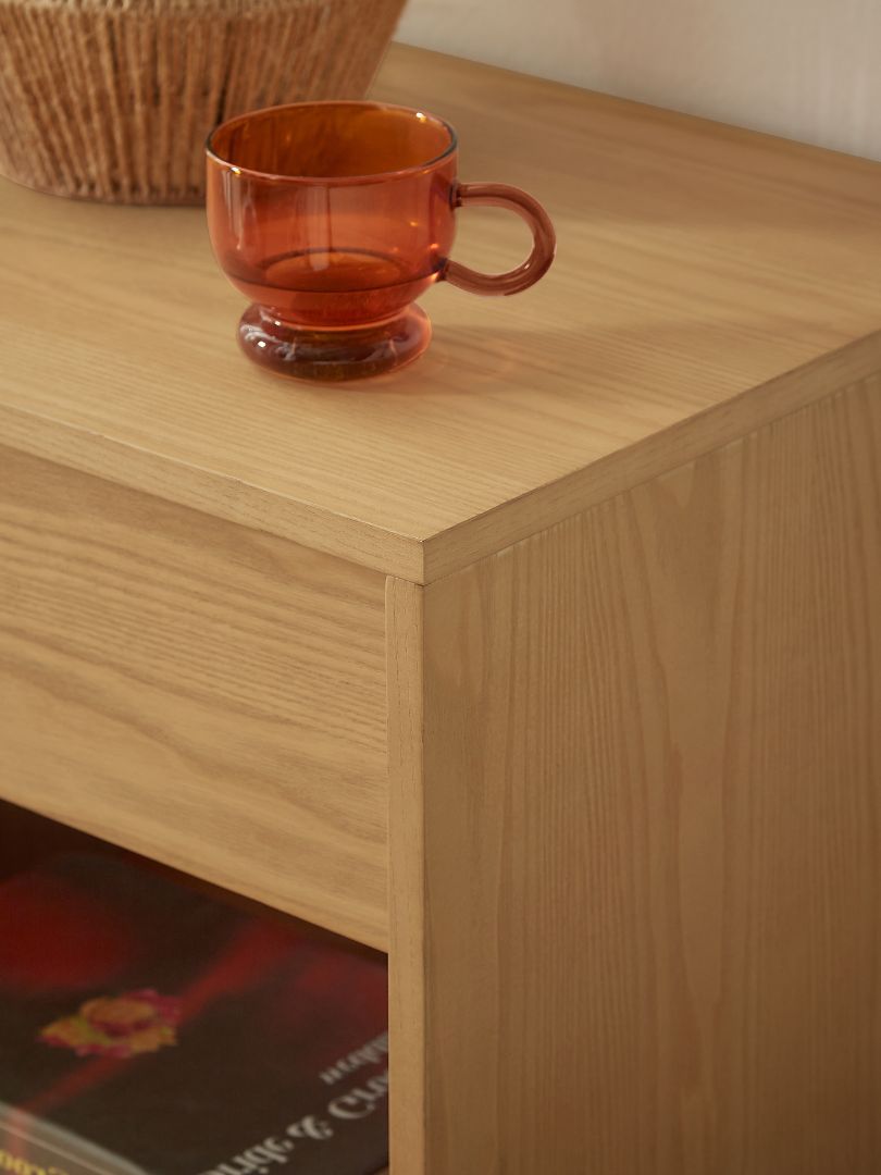 Ballico Bedside Table - Oak