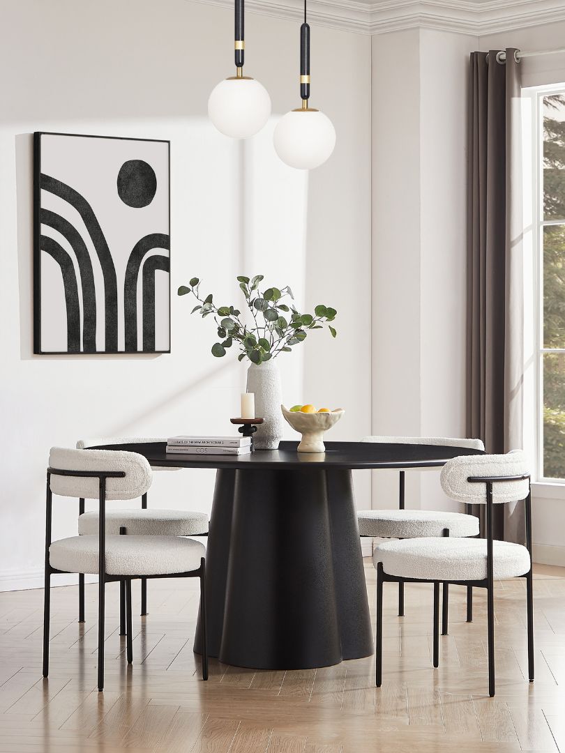 Sorrento Dining Table in Black