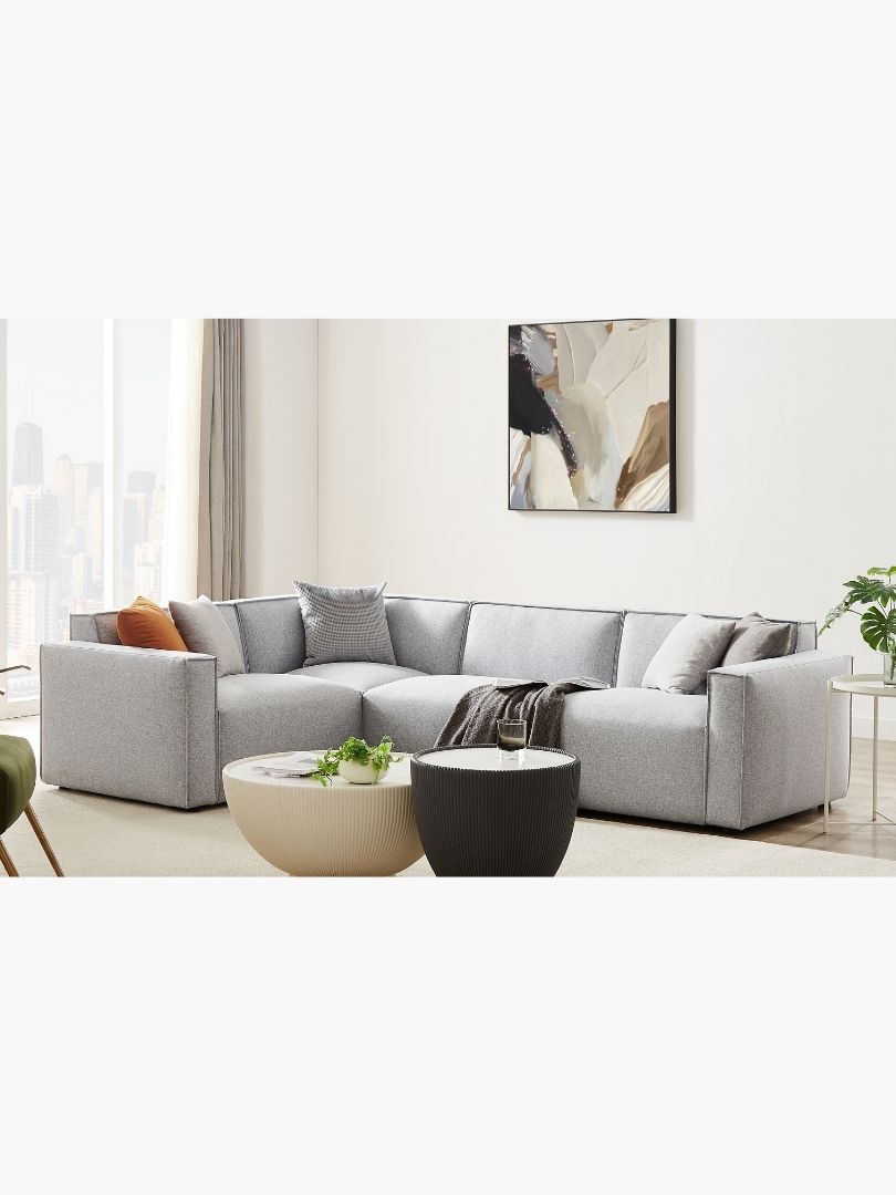 Bradley Modular Sofa with Ottoman Bundle