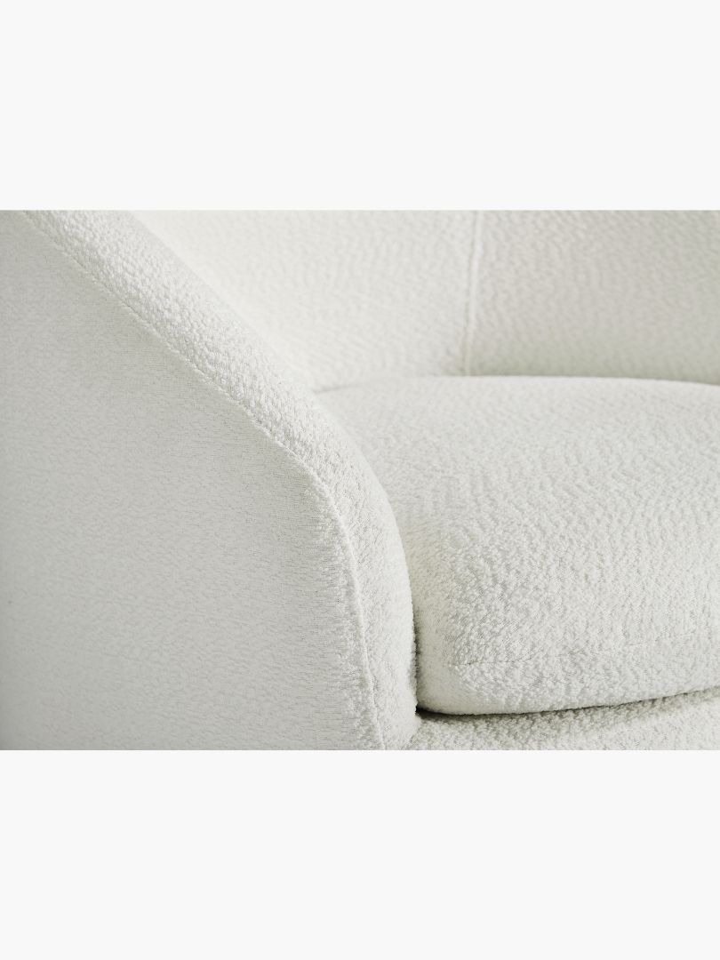 Cammy Boucle Swivel Chair