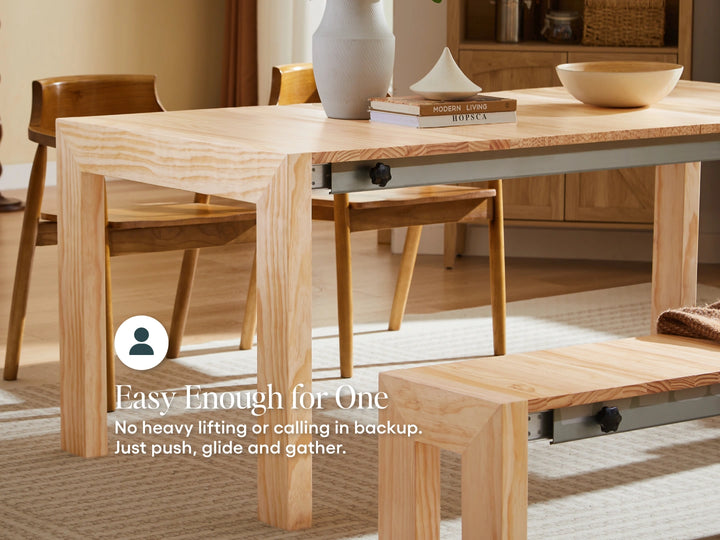 Caterpillar Extendable Dining Table