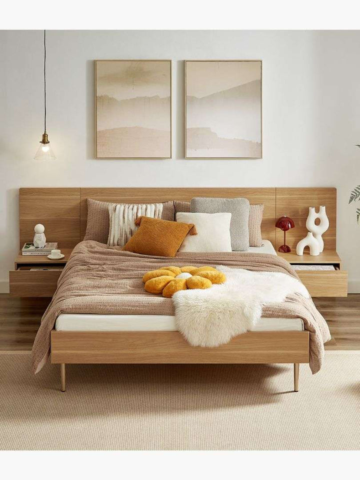 Eve Bed with 2 Bedside Tables Set