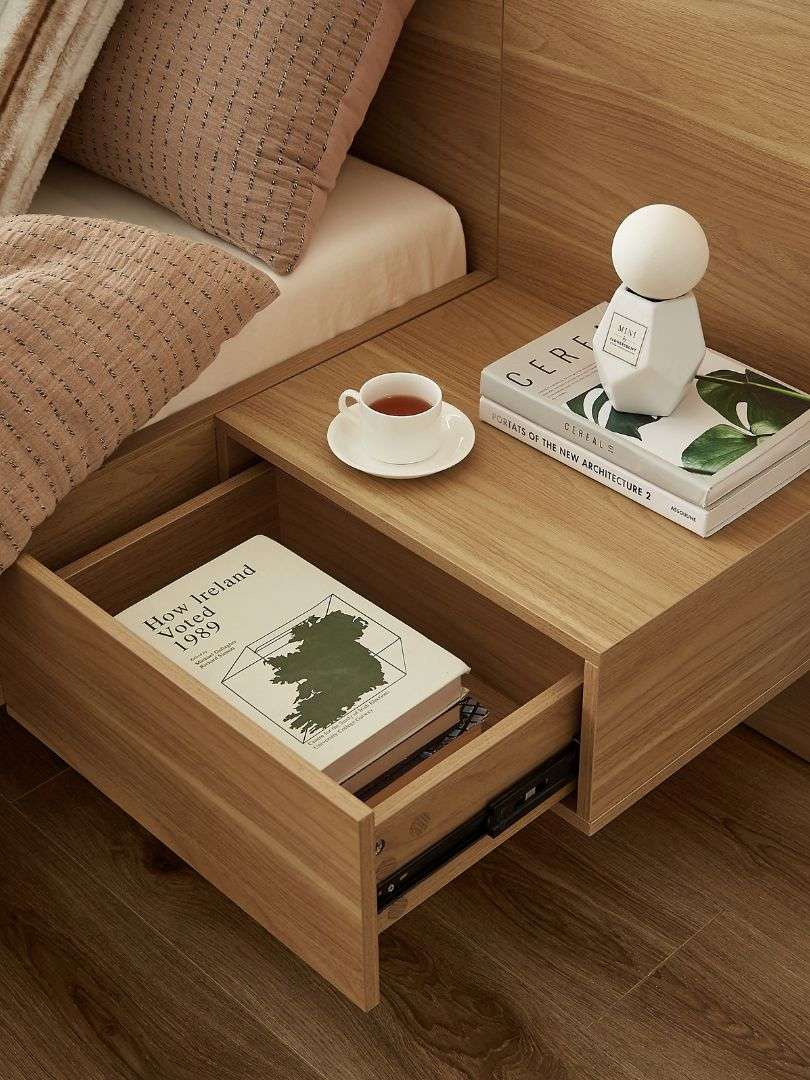 Eve Bed with 2 Bedside Tables Set