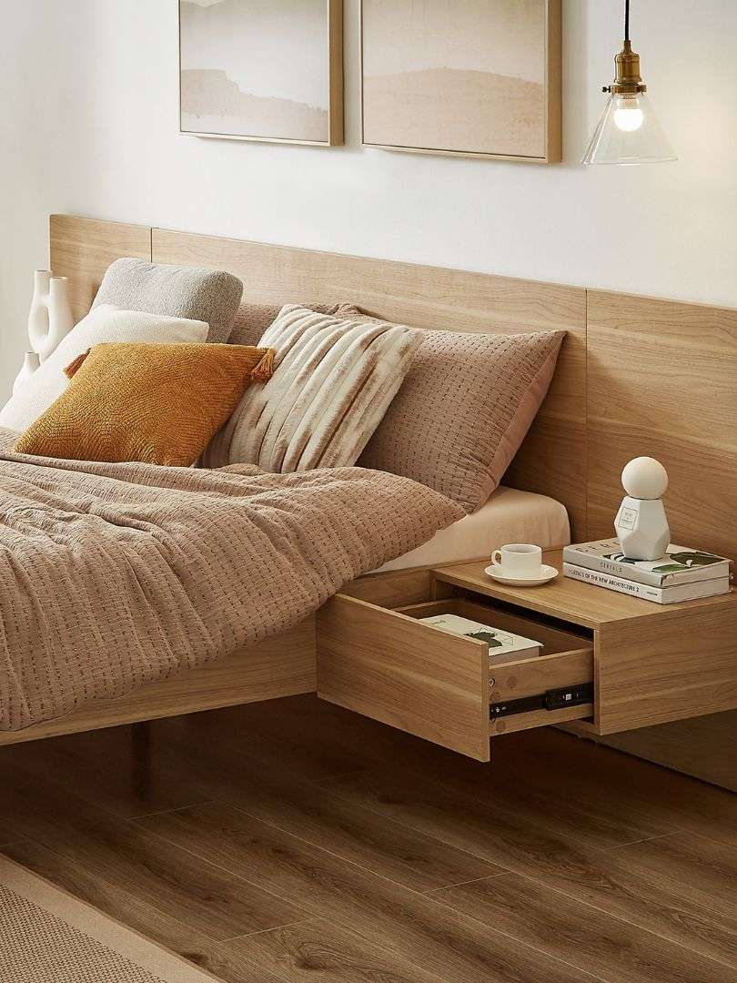 Eve Bed with 2 Bedside Tables Set