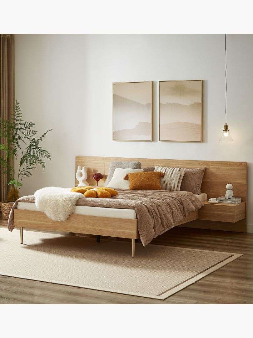 Eve Bed with 2 Bedside Tables Set