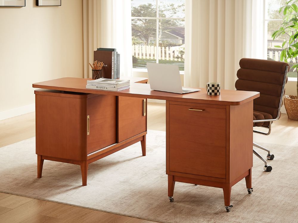 Gemini Rotatable Home Office Desk