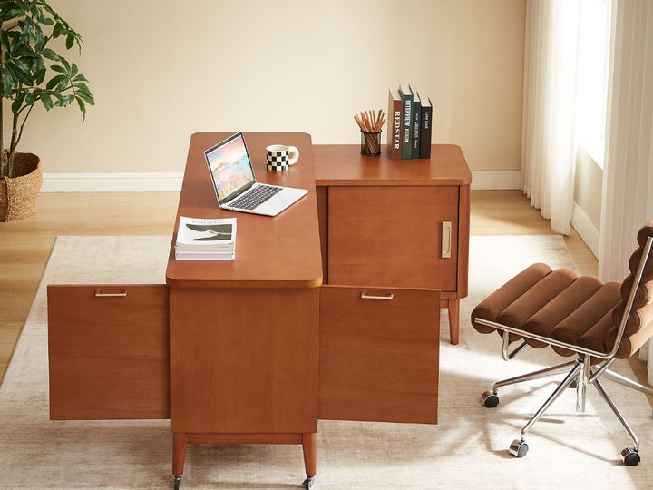 Gemini Rotatable Home Office Desk