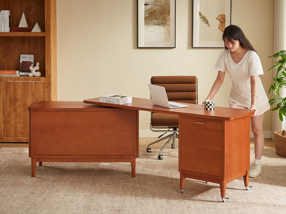 Gemini Rotatable Home Office Desk