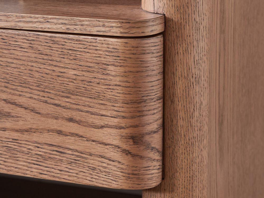 Hank Bedside Table - Walnut