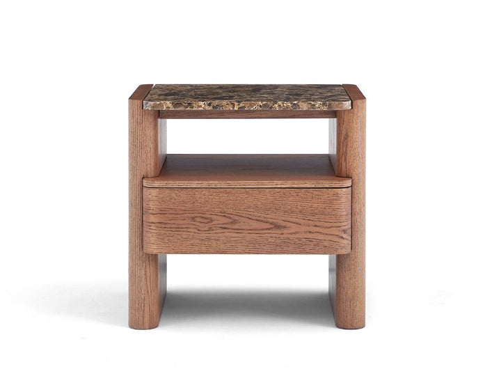 Hank Bedside Table - Walnut