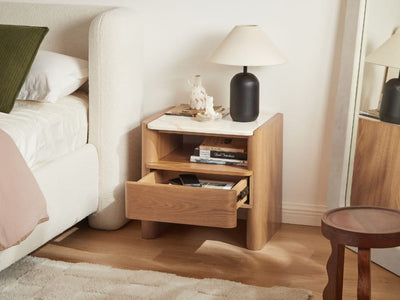 Hank Bedside Table - Natural