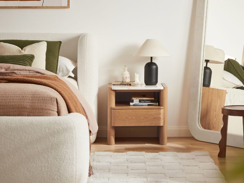 Hank Bedside Table - Natural