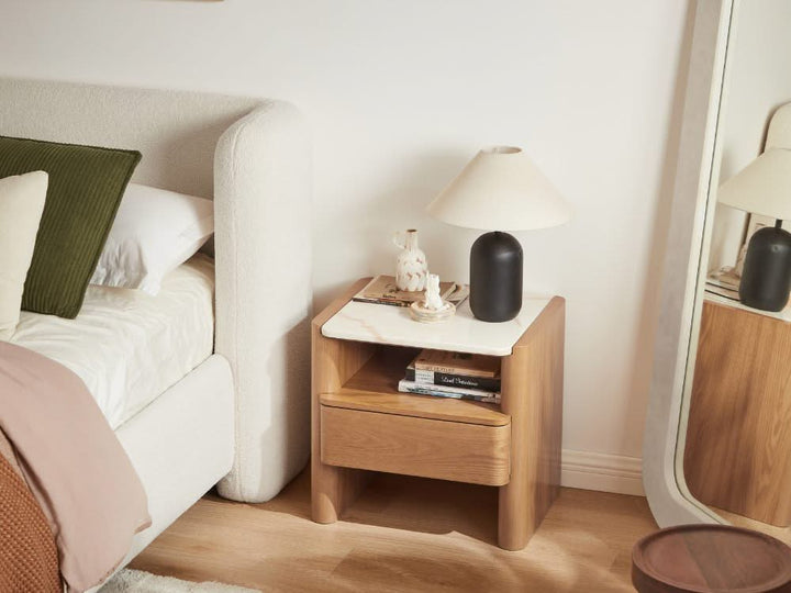 Hank Bedside Table - Natural