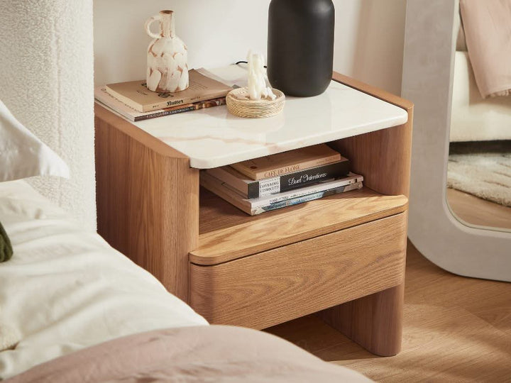 Hank Bedside Table - Natural