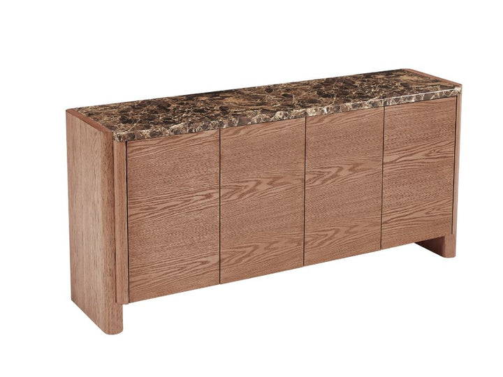 Hank Marble Sideboard - Walnut