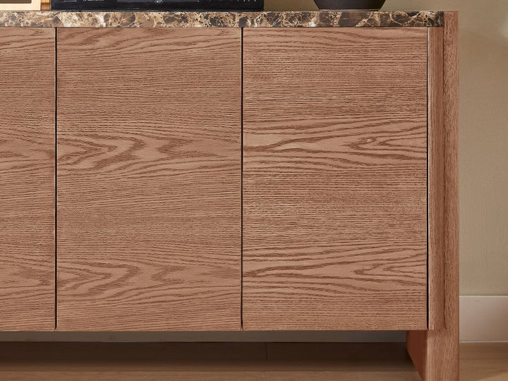 Hank Marble Sideboard - Walnut