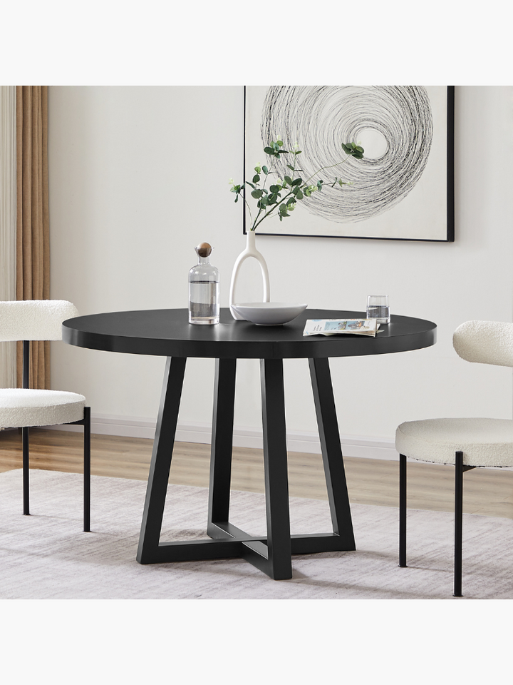 Haris 4 Seater Round Dining Table