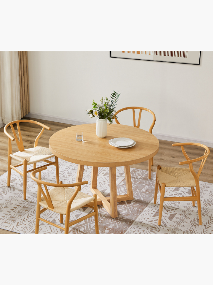 Haris 4 Seater Round Dining Table