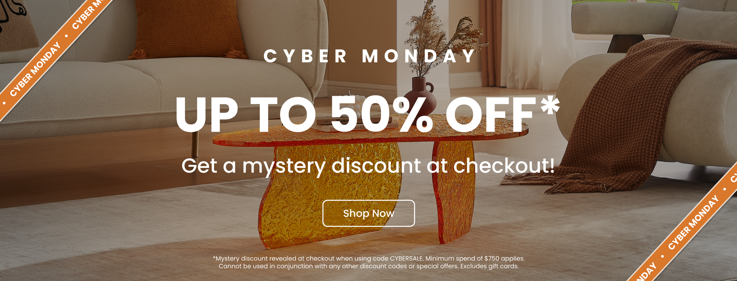  'Cyber Monday' sale banner