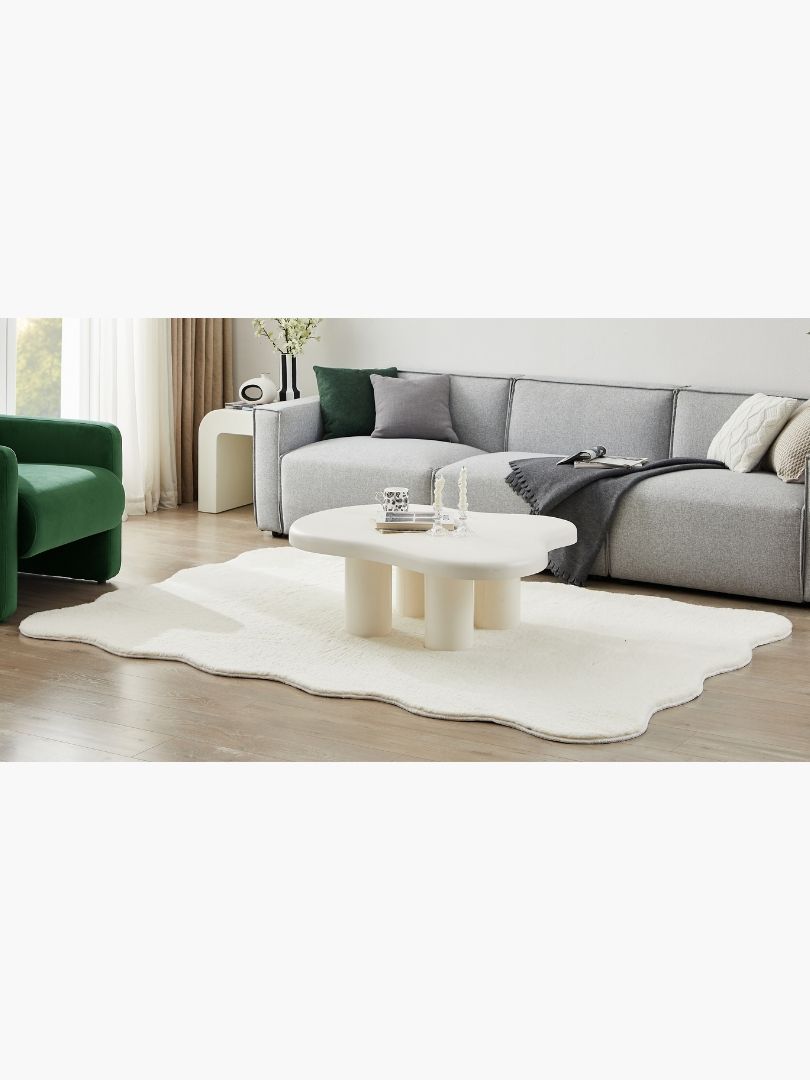 Jerome Wave-shaped Fluffy Rug