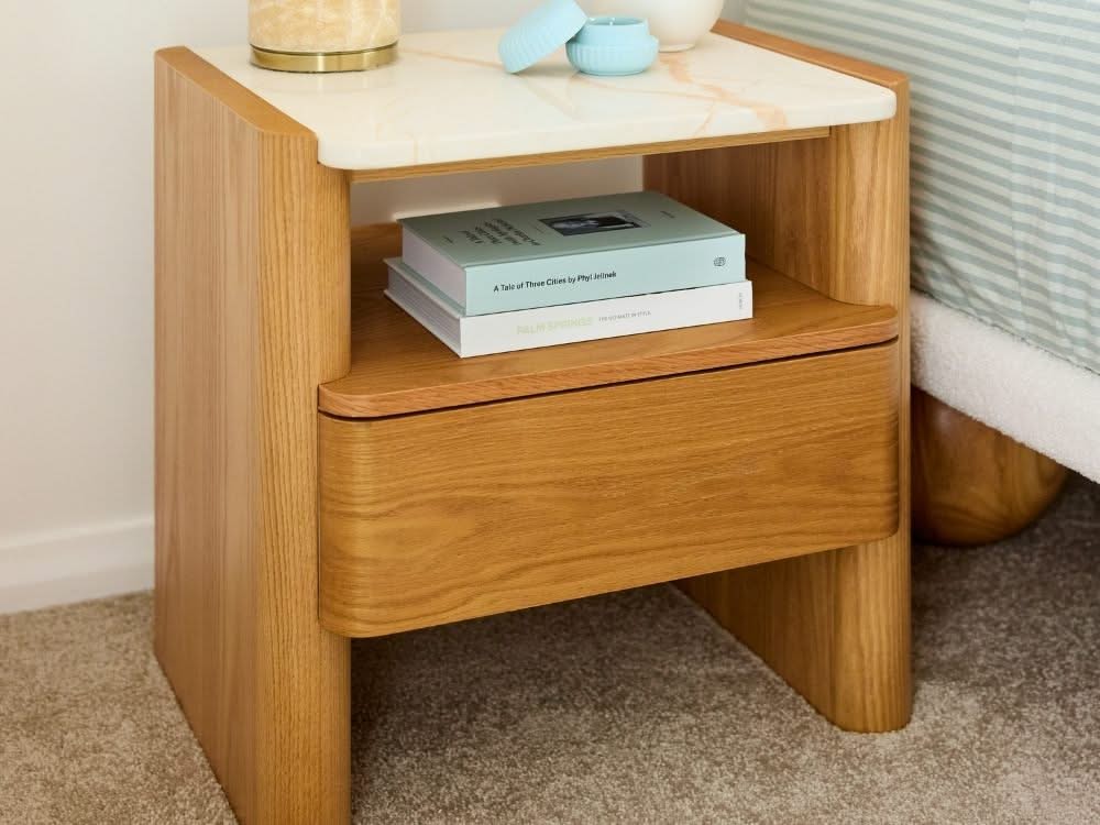 Hank Bedside Table - Natural
