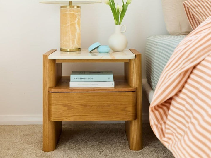 Hank Bedside Table - Natural
